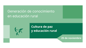 COCEDER celebrará un webinar sobre Cultura de Paz y Educación Rural